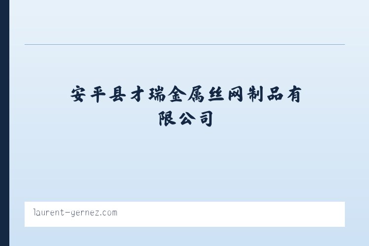 安平县才瑞金属丝网制品有限公司 列表图